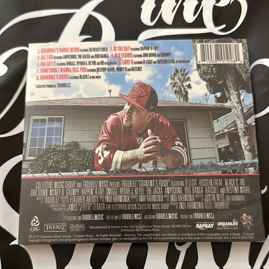Grandma’s House By Troublez Cd