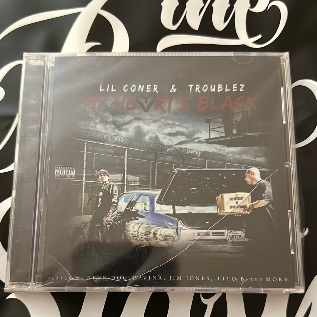 My Hearts Black By Lil Coner & Troublez CD